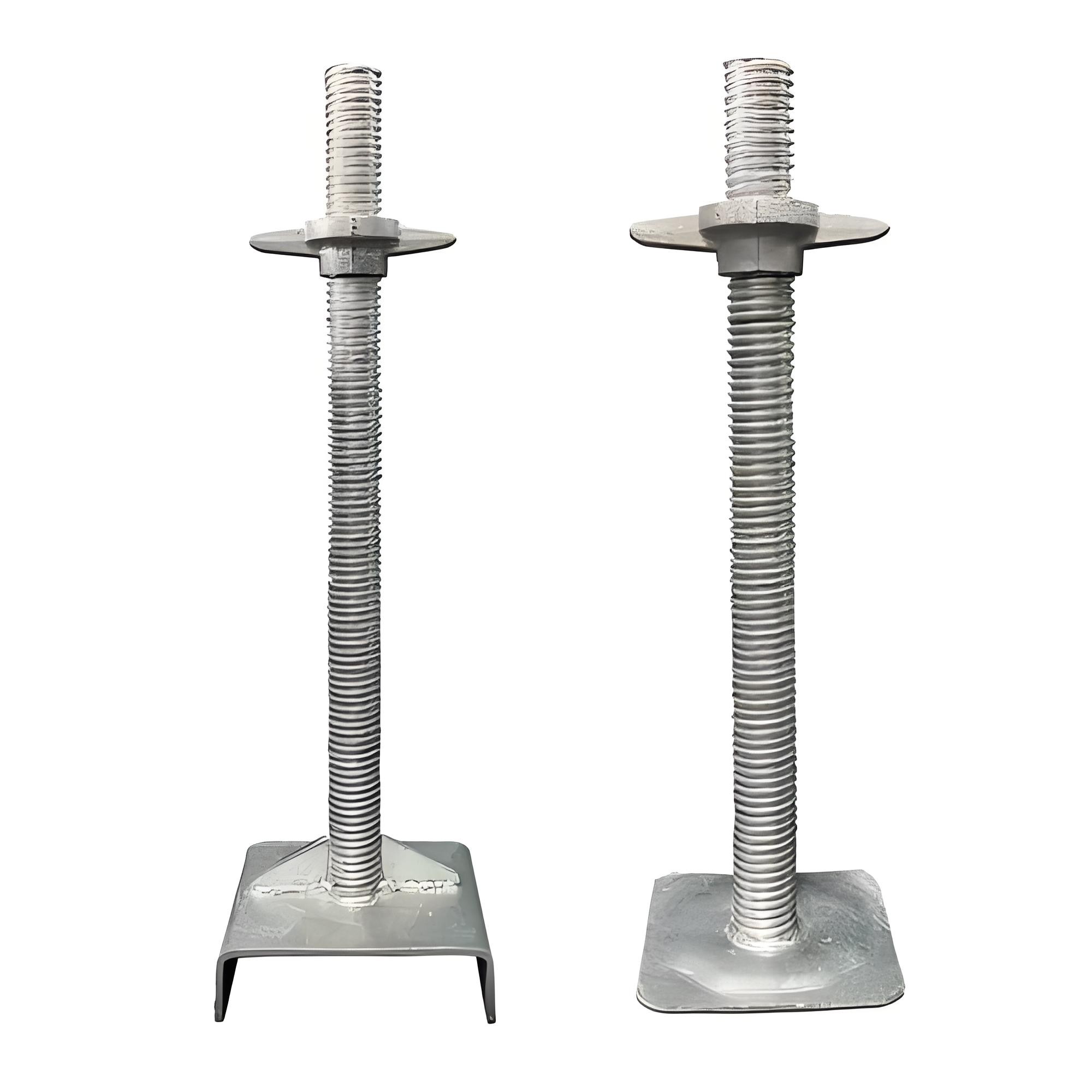 Build jacking with adjustable lead screw of build lead screw